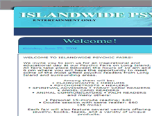 Tablet Screenshot of islandwidepsychicfairs.com